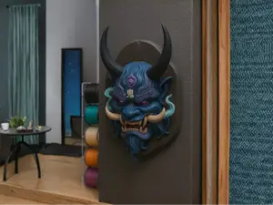 Oni mask for wall