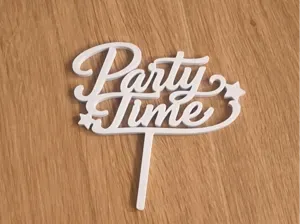 Cake Topper - Party Time