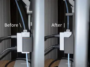 A1 AMS Hub Left Upper Bracket with PTFE Guide