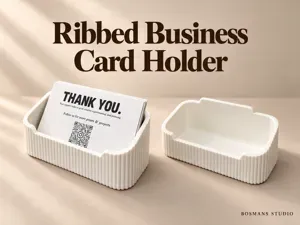 ribbed Business card holder