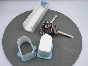 Cakesicle Maker Set- Ejector & Shape-Keeping Tray