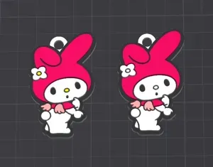 melody hello kitty keychain/charm free commercial