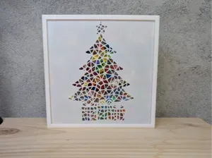 Pochoir Sapin de Noël – Boîte à crotte