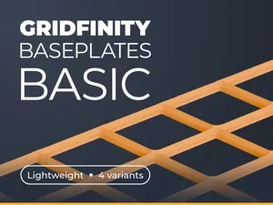 Gridfinity Basic Baseplates - 2x2/3x3/4x4/5x5