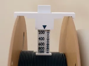 Automatic spool filament meter