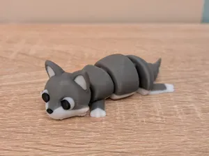 Articulated Wolf - Resize 80mm with keyhole