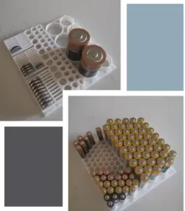 Battery case holder organizer