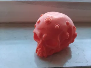 Cyberpunk Skull – Futuristischer Schädel