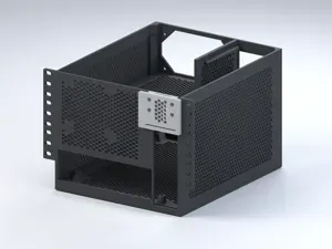 DeskPi T2 4U Mini ITX PC Case for 10 Inch Rack