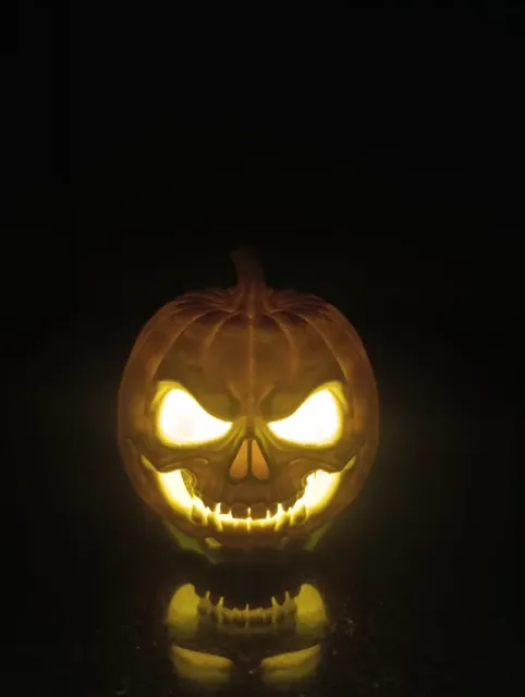 Halloween Skull Pumpkin Tea Light Holder — Фото 2 из 13