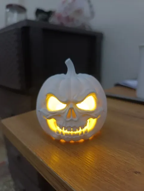Halloween Skull Pumpkin Tea Light Holder — Фото 8 из 13