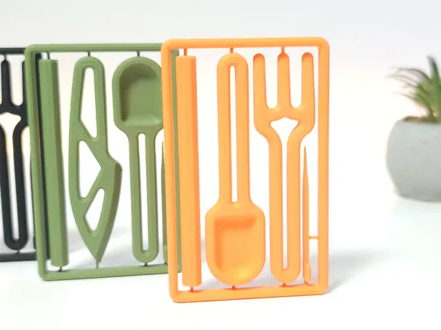 EDC Cutlery Set - Credit Card Size — Image 2 of 4