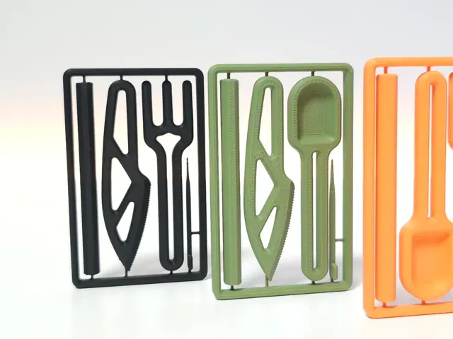 EDC Cutlery Set - Credit Card Size — Image 3 of 4