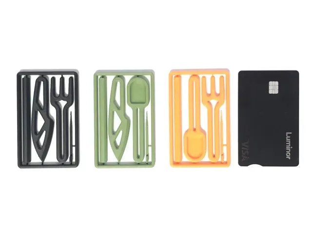 EDC Cutlery Set - Credit Card Size — Image 4 of 4
