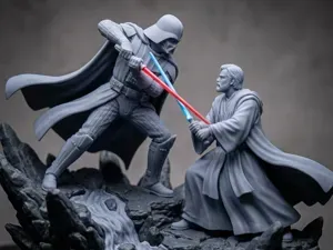 Darth Vader vs. Obi-Wan Kenobi – Duel on Mapuzo