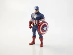 Captain America Figurine Marvel 3D Printable