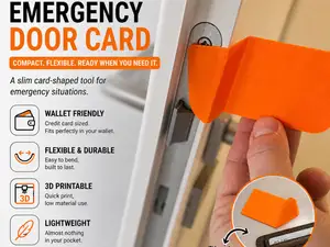 Emergency Door Card – Wallet Size Lock Bypass Tool