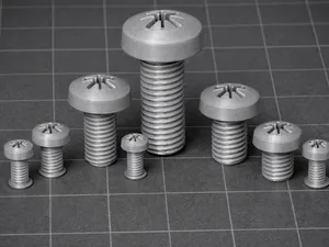 DIN 7985 / ISO 7045 Linsenschrauben – 3D Modell