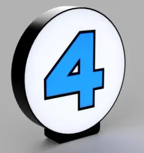 Fantastic Four LED Lamp