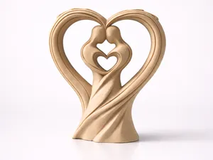 Intertwined Souls – Heart Sculpture