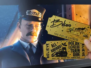 Polar express train golden tickets
