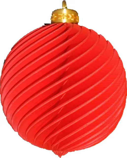 Spiral Christmas Tree Ball Ornament — Фото 3 из 7