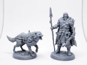 Beastmaster & Wolf Companion (for tabletop RPGS)