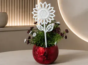 Sunflower flowerpot decoration
