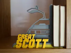 Back to the Future - Delorean - Bookends