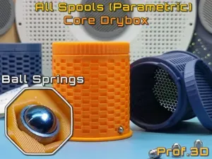 Parametric Ball Spring Desiccant Spool Insert