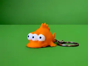 Blinky - NO AMS - The Simpsons fish keychain