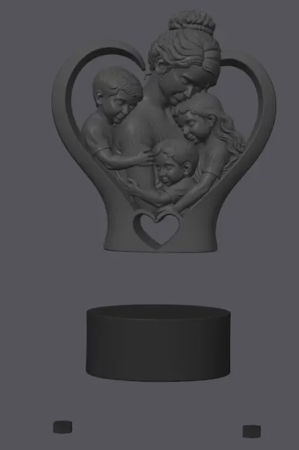 Escultura Abraço de Mãe Amor que Une a Família — Image 5 of 5