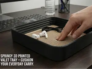 Springy Valet Tray (Soft Cushion Effect 100% PLA)