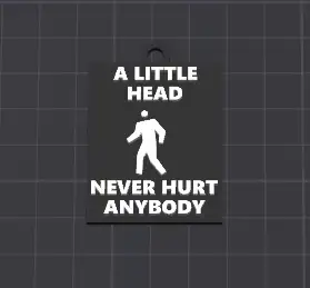 little head fun keychain / charm(free commercial)