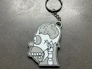 Homer-inspired keychain