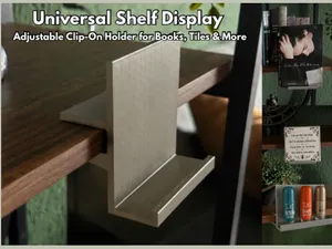 Universal Shelf Display - for Books, Tiles & More