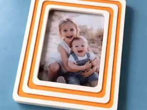 Magnetic Retro Themed Polaroid Photo Frame