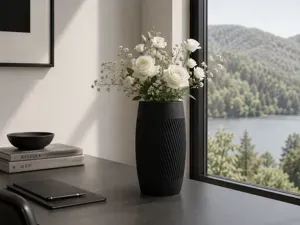 Tall Modern Dry Vase