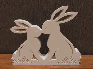 Hase Paar Deko Geschenk