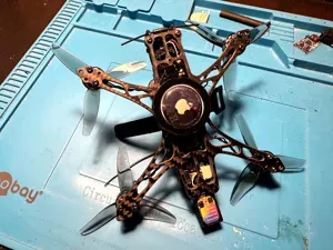 AirTag Holder for FPV Drones – Zip-Tie Mount