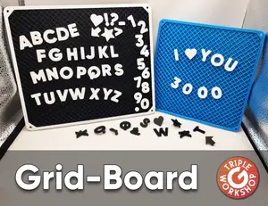 ⛋ Grid-Board Display w/44 Characters