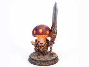 Myconid Baby Adventurer D&D Miniature (45mm)