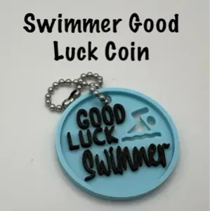Swimmer Good Luck Coin
