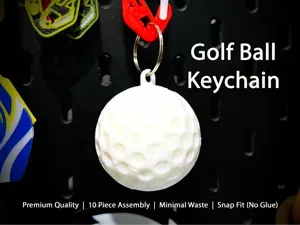 Golf Ball Keychain
