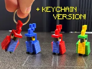 Parrot (Customizable + keychain version!)