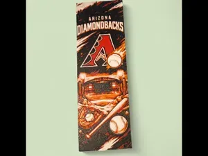 Diamonbacks MLB 50mm x 150mm Bookmark
