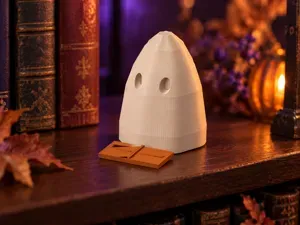 BOO STUDY Reading Ghost and Open Book
