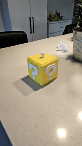 Multipart Super Mario Question Mark Storage box