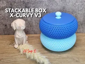 Jewelry Box Stackable X-Curvy V3