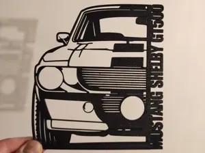 Silhouette Shelby Mustang GT500